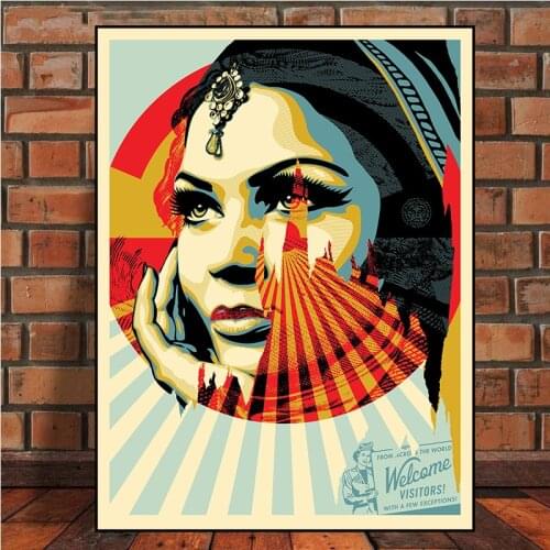 Make Art Not War Pop Obey Art Poster and Prints Canvas Painting Wall Art Picture For Living Room Home Decoration Cuadros