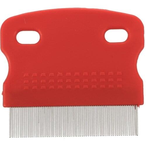 Practical Flea Fine Toothed Clean Comb Pet Cat Dog Hair Brush Soft Protection Steel Small