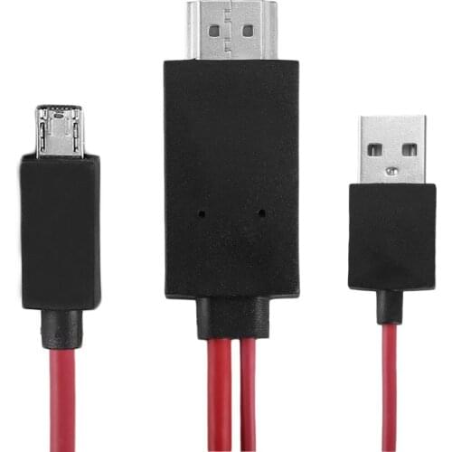 Professional MHL 1080p Micro USB To HDMI-compatible Cables With 11 Pin For Samsung Galaxy S1-4 Note1-4 S4 I9500 S3 I9300