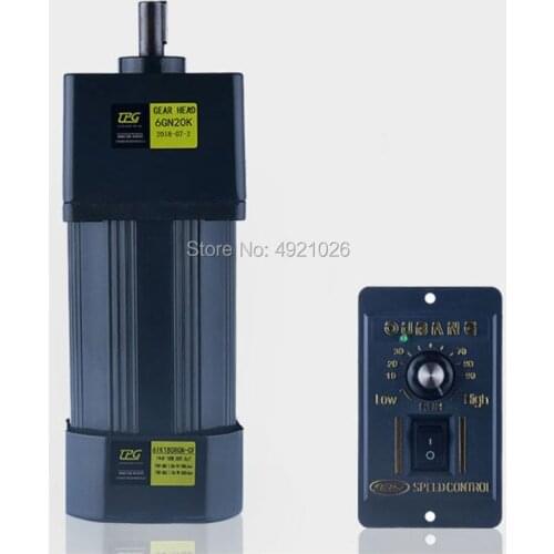 180W 220V AC Gear Speed Motor / Geared Motor 5IK120RGN-CF Motor + Speed Governor