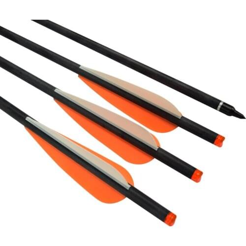 Roll Fiberglass Crossbow Bolt Outer With V400 TPU Vane Diameter 8.8mm Transparent Orange Nock Outdoor Free Shipping