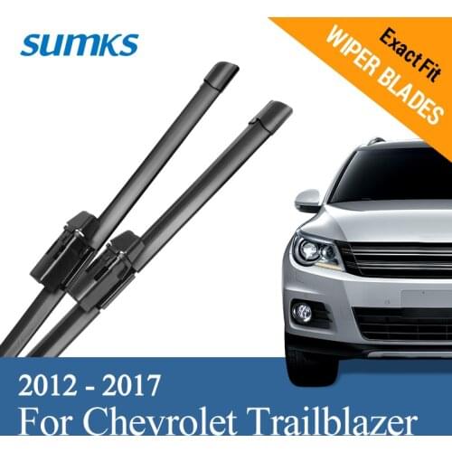 SUMKS Wiper Blades for Chevrolet Trailblazer 22 "& 18" Fit Top Lock Arms 2012 2013 2014 2015 2016 2017