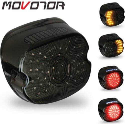 Motorcycle Turn Signal Brake Led Light License Plate Tail Light For Sportster XL883 for Touring Road