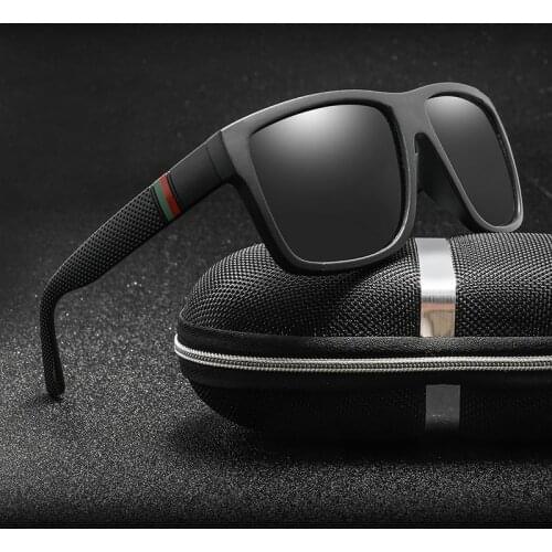 Polaroid Sunglasses Unisex Square Vintage Sun Glasses Famous Brand Sunglases Polarized Sunglasses Retro Feminino for Women Men