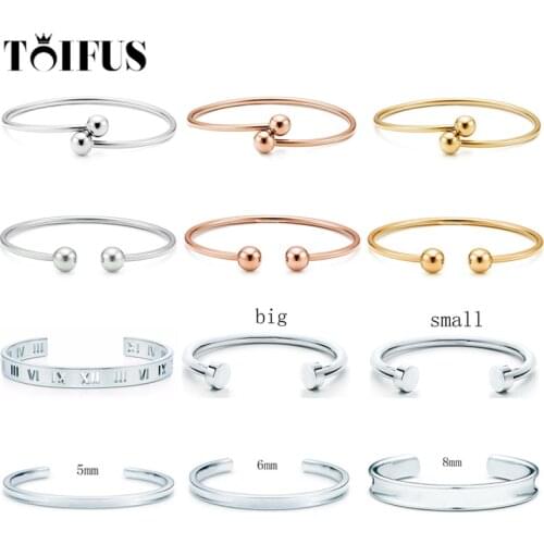 Tif 925 sterling silver classic style ladies high-end open bracelet with original logo China factory wholesale