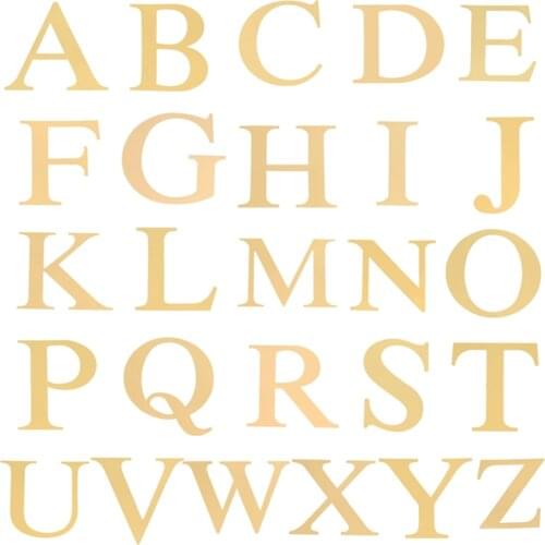 Golden Transparent Box alphabet Baby Shower Girl Boy Decorations Wedding Decor Favor Box 1st Baby Birthday Party Decor Supplies