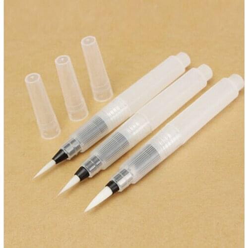 1pcs Refillable Markers Paint Brush Water Color Soft Ink Brush Pen for Painting Calligraph Drawing Art Supplies S/ M/ L