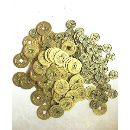 10pcs/set Chinese ancient copper coins Lucky Fortune antique coin copper DIY Charms Material