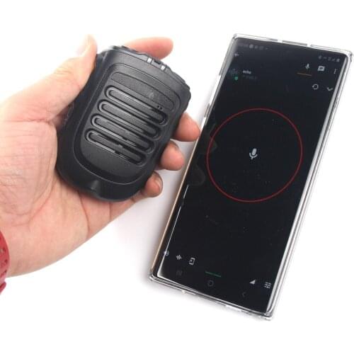 2Way Radio Wireless Bluetooth-Compatible Speaker Mic Handheld Microphone Walkie Talkie For REALPTT ZELLO Walkie TalkieS Hot Sale