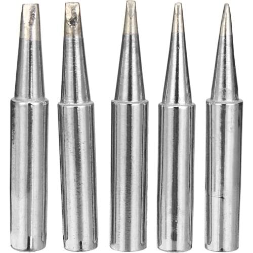 5Pcs 900M-T-0.8D/1.2D/1.6D/2.4D/3.2D Soldering Tips Iron Welding Station