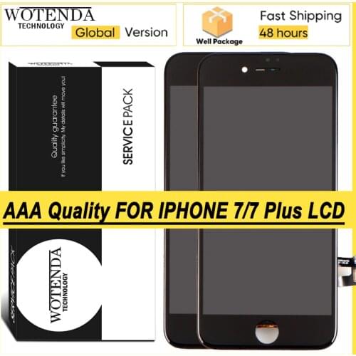 AAA+ Display For iPhone 7 Plus LCD Touch Screen Digitizer Assembly Repair Parts with Service Pack