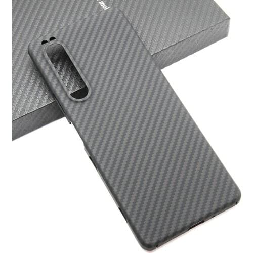 Carbon fiber phone case for SONY Xperia 1 III Xperia 1iii Thin and light attributes Aramid fiber material shell