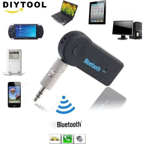Hot Wireless Bluetooth Car Receiver Adapter 3.5mm AUX Audio Stereo Music Speaker