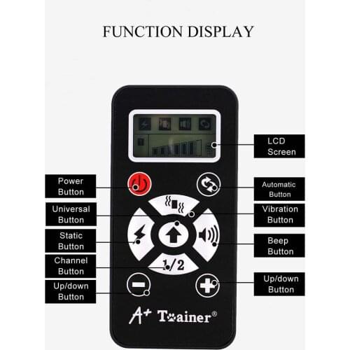 New 2 in 1 Dog Training Collars Vibration Electric Shock Sound Automatic Anti Bark Collar IP7 Waterproof Remote For Pet Dogs