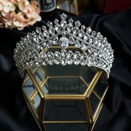 Rhinestone Headbands for Women Girls Bridal Wedding Tiaras and Crowns Bling Crystal Headpieces Headwear Hair Jewelry Accessories