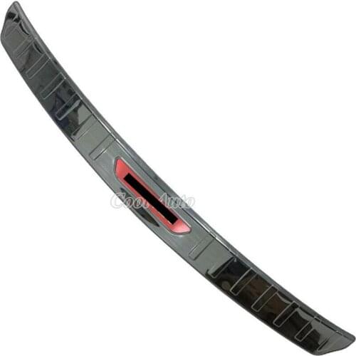 For Tesla Model 3 2018-2019 High quality Stainless Rear Bumper Protectors Sill Trunk Guard 1pcs