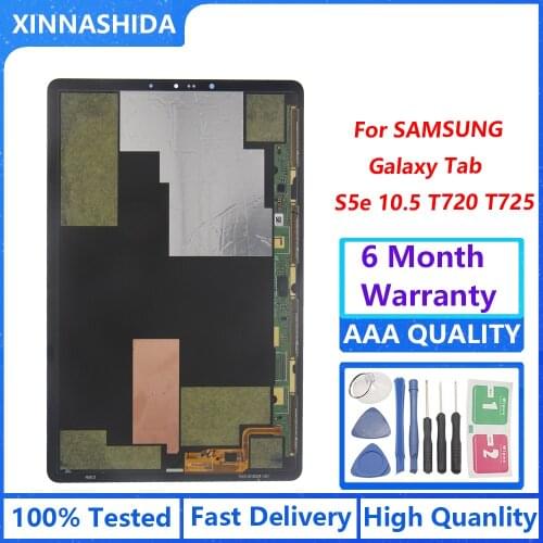 AAA+ LCD Screen For Samsung Galaxy Tab S5e LCD Display for SM-T720 SM-T725 Panel LCD Touch Screen Digitizer Assembly