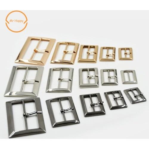 10pcs/lot 20mm/25mm/30mm/40mm/50mm silver bronze gold Square metal shoes bag Belt Buckles decoration DIY Accessory Sewing