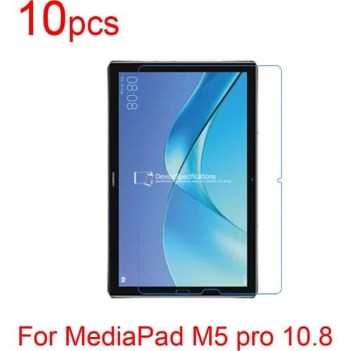 10Pcs/bag High Transparent Screen Protector guard Film For Huawei Mediapad M5 8.4 inch / M5 10.8" (not tempered glass)