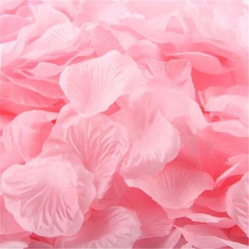 100pcs Fake Rose Petals Diy Party Decorations Artificial Flowers Romantic Wedding Marriage Accessories For Valentine Gifts 5G
