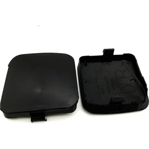 2pieces Car Front Bumper Tow Hook Eye Cover Black Cap For Toyota RAV4 2009-2012