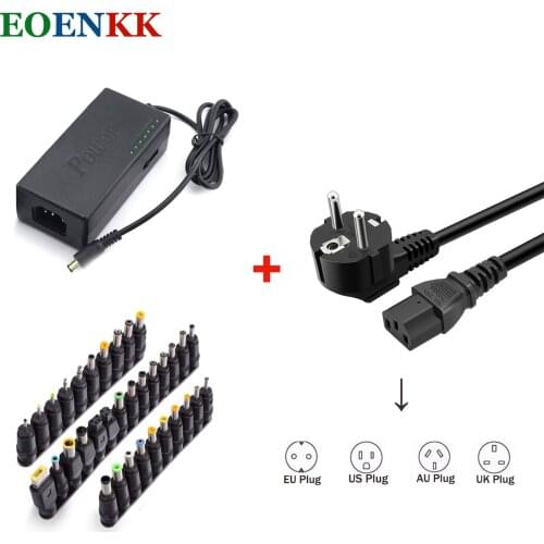 34Pcs Universal Power Adapter 12V To 24V Dell Toshiba Hp Asus Universal laptop charger plug power adapter cord cable for PC