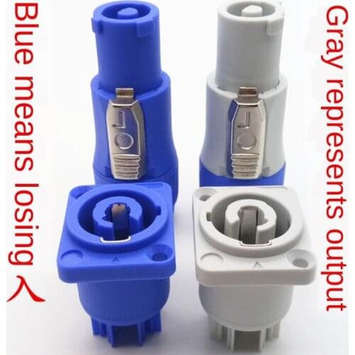 20A Aviation Plug Amplifier Stereo Three-Core Power Plug 3P Professional Plug Led Large Screen Power Audio Power