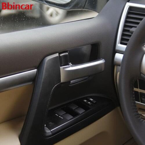 Bbincar ABS Chrome Interior Car Inside Door Handle Cover Trims 4pcs For Toyota Land Cruiser FJ200 LC200 2008 - 2016 2017
