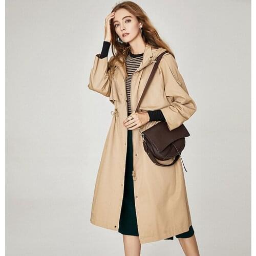 Beaumooi Women's Long Raincoats