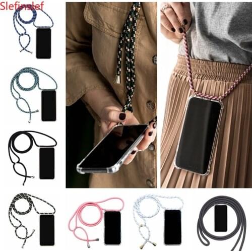 Strap Cord Chain Phone Case For OnePlus 8 7 7T Pro Necklace Lanyard Carry Cover For OnePlus 7T 7 8 Pro Case One Plus 8