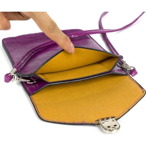 New Case Leather Small Shoulder Crossbody Pouch for iPhone6 6s Plus for Samsung S6 Note 4 3 Mobile Phone Bag XCT27