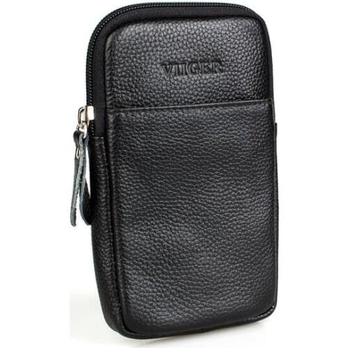 For Blackview BV8000 Pro Genuine Leather Mobile Phone Cover Case Pocket Hip Belt Pack Waist Bag for Blackview BV9000 Pro BV7000