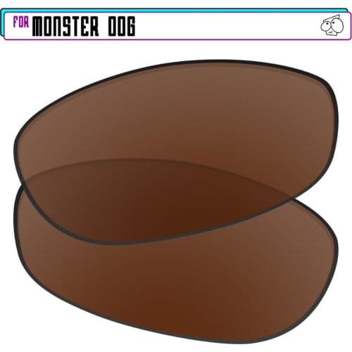 EZReplace Polarized Replacement Lenses for - Oakley Monster Dog Sunglasses - Brown