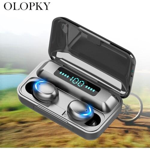 F9-5 TWS 5.0 Wireless Earphone 8D Bass Stereo In-ear Bluetooth Earphones Earbuds Handsfree Headset With Microphone Charging Case