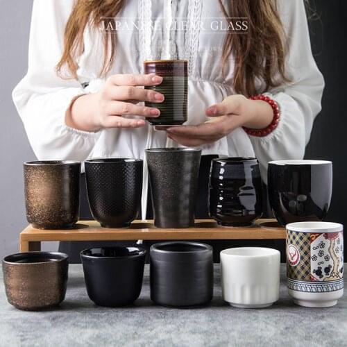 Porcelain handless water cup tea cup home guest cup Japanese hotel hotel water cup coffee cup