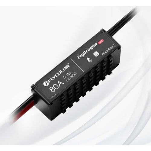 FATJAY Flycolor FlyDragon V4 80A Agricultural UAV ESC waterproof 5-12S for multiritor quadcopter