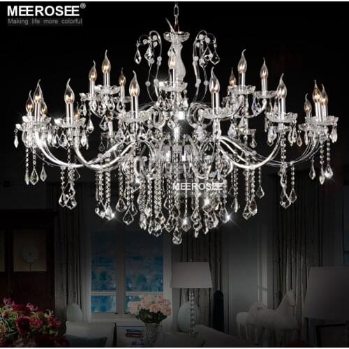 Top K9 Crystal Chandelier Modern Large Indoor Chandeliers Lamps Light 24 Arms Lustre Lighting Fixtures for kitchen Living Room