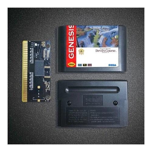 Devils Course 3D Golf - 16 Bit MD Game Card for Sega Megadrive Genesis Video Game Console Cartridge