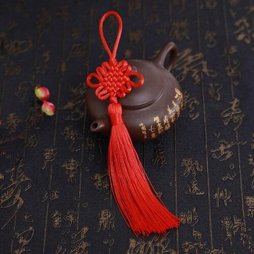 Feng Shui Chinese Lucky Knot Tassel China Mascot Lucky Charm Prosperity Protection Talisman Good Fortune New Year Decorations