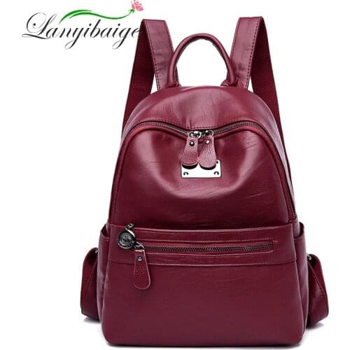 Женские черные рюкзаки LANYIBAIGE China At AliExpress