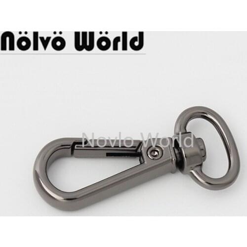 Nolvo World 20 pcs 13mm 4 colors Lobster Clasp Collar Carabiner Snap Hook DIY KeyChain Bags Part Accessories