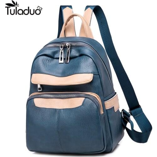 2020 New Chic Backpack Lightweight Spacious Casual Daypacks Soft PU Leather Mini Cute Bag For Women Female Girls Ladies