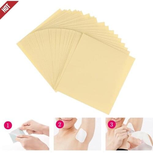 20Sheets Disposable Armpit Prevent Sweat Pads Dry Antiperspirant Sticker Keep Dry Sticker Transparent Underarm Dry