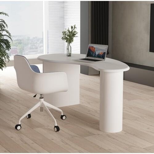 Solid wood desk special shape Nordic simple modern writing desk creative computer desk home stay designer desk