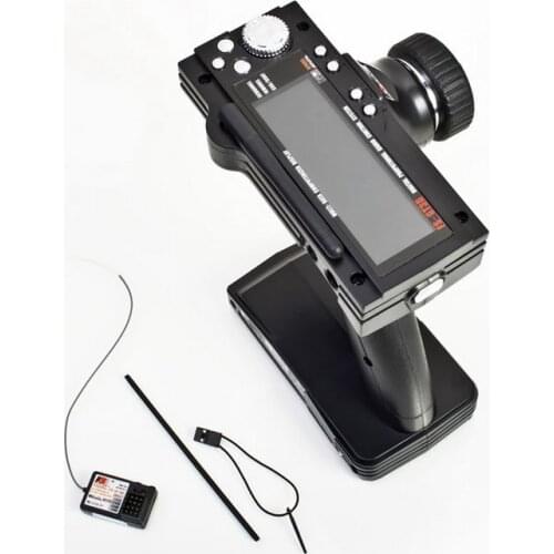 FS GT3B 2.4G high speed 3 channels transmitter with LED screen and receiver for RC car and boat