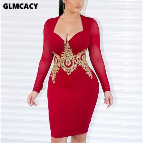 Women Lace Splicing Square Neck Long Sleeve Bodycon Mini Dress Slim Fit Low Cut Out Sexy & Club Night Out Party Vestido