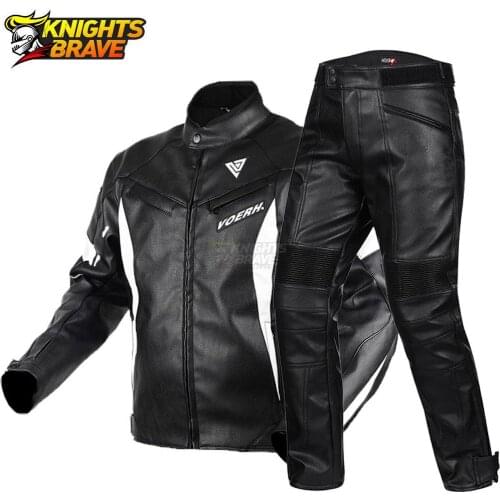 Winter Motorcycle Jacket Retro Leather Chaqueta Moto Men Waterproof Moto Suit Motorbike Riding Jacket Motocross Jacket M-3XL