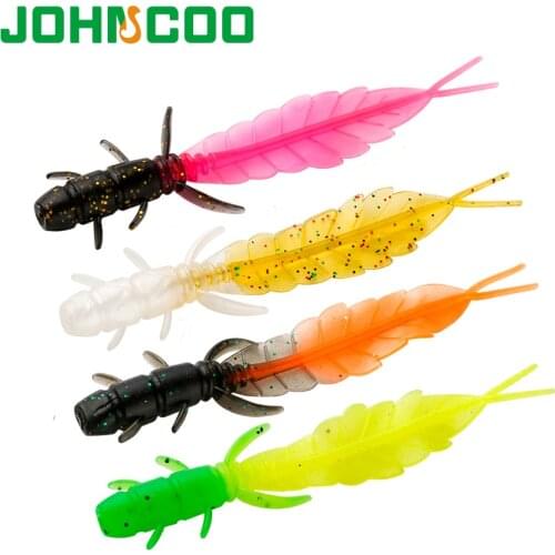 Fishing Lure Sea Silicone Baits 75mm 12pcs Fishing Wobbler Bass Pike Shad Artificial Swimbait Jigging Soft Lures