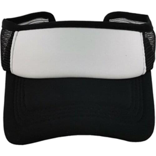 15pcs/Lot DIY Sublimation Blank Baseball Cap Colorful Sun-Hat Cap Sunscreen Adjustable Sun Visor For Sports Outdoor