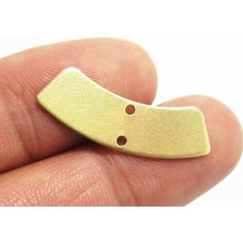 Brass charm connector 28.5x10mm Raw brass geometric earrings charm components -20pcs R1189